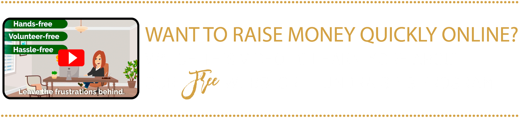 Fundraiser promo video